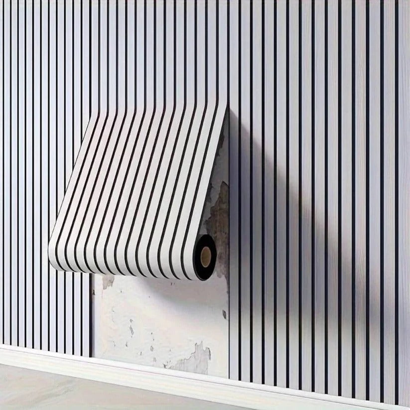 Selbstklebende 3D-PVC-Wandpaneele mit Holzstruktur-Design