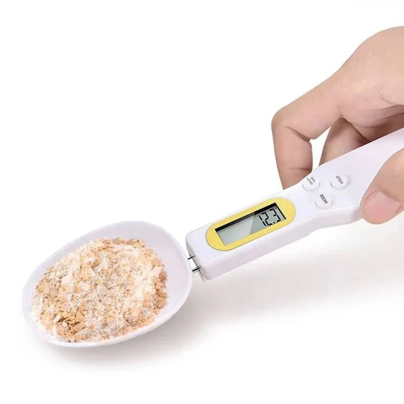 Präzisions-Küchenlöffelwaage mit LCD-Anzeige für exakte Messungen