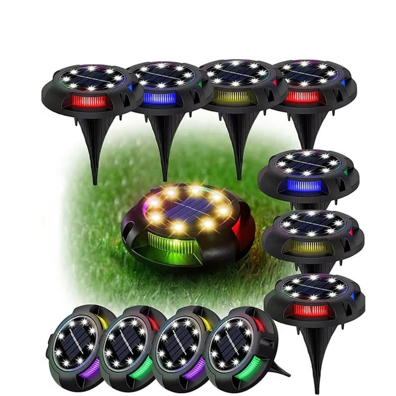 Solarbetriebene LED Bodenleuchten mit modernem Design