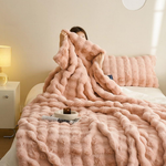 Reversible Fleece Cuddle Blanket – Soft & Warm for Every Occasion