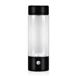 Wiederaufladbare Wasserflasche mit Wasserstoffinfusion in Glasdesign