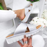 Bequeme Sommer-Sandalen mit Weitem Zehenbereich und Offenem Design