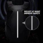 Motorradhelm-Rucksack 40L mit Laptopfach und Reflexstreifen