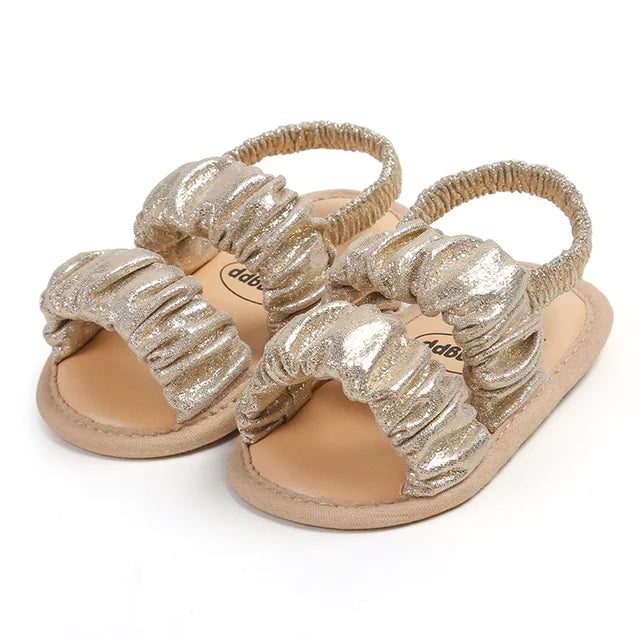 Bequeme Rüschensandalen für Mädchen – Weiche Baby-Schuhe