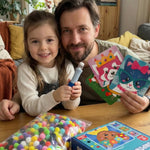 Kreatives Pompon Bastelset mit Tierkarten – Bildschirmfreies Spielen