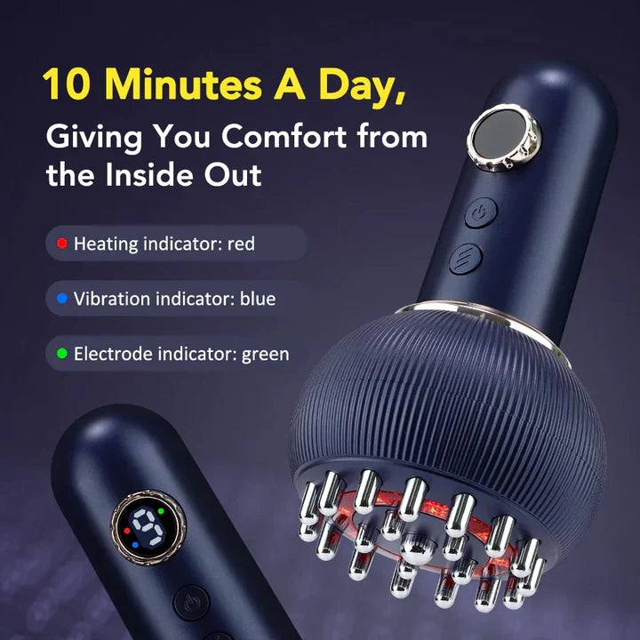 Vielseitiger 4-in-1 Entspannungs-Massager mit Wärme und Vibration