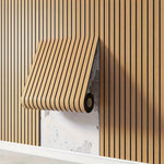 Selbstklebende 3D-PVC-Wandpaneele mit Holzstruktur-Design