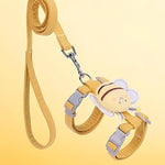 Verstellbares Katzen-Harnes mit sicherem Halsband