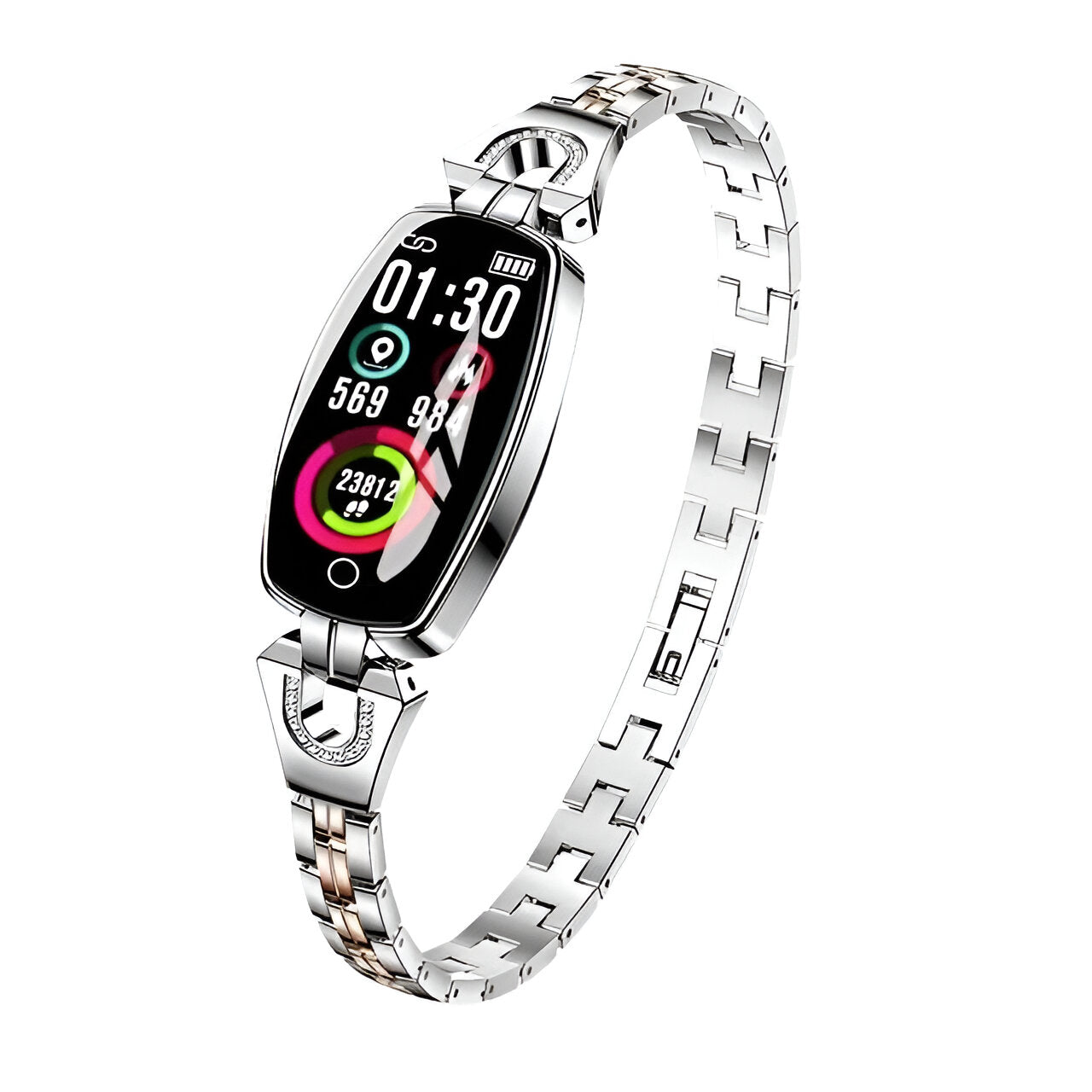 Stylisches Fitnessarmband mit Herzfrequenzüberwachung