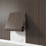 Selbstklebende 3D-PVC-Wandpaneele mit Holzstruktur-Design