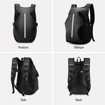 Motorrad Rucksack 40L mit Laptopfach und Reflektoren