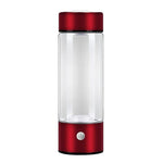 Wiederaufladbare Wasserflasche mit Wasserstoffinfusion in Glasdesign