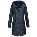 Damen Regenjacke mit leichtem, faltbarem Design