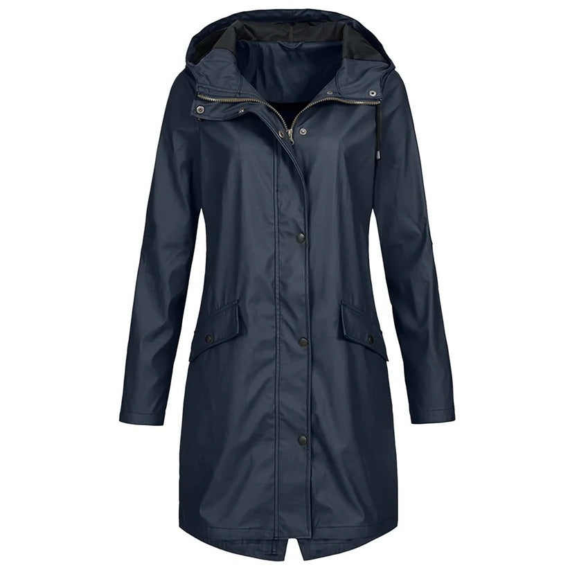 Damen Regenjacke mit leichtem, faltbarem Design