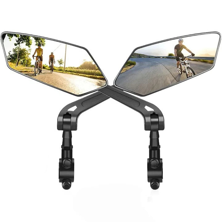 2er Set Fahrradlenker Spiegel mit 360-Grad Drehung