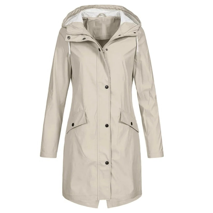 Damen Regenjacke mit leichtem, faltbarem Design