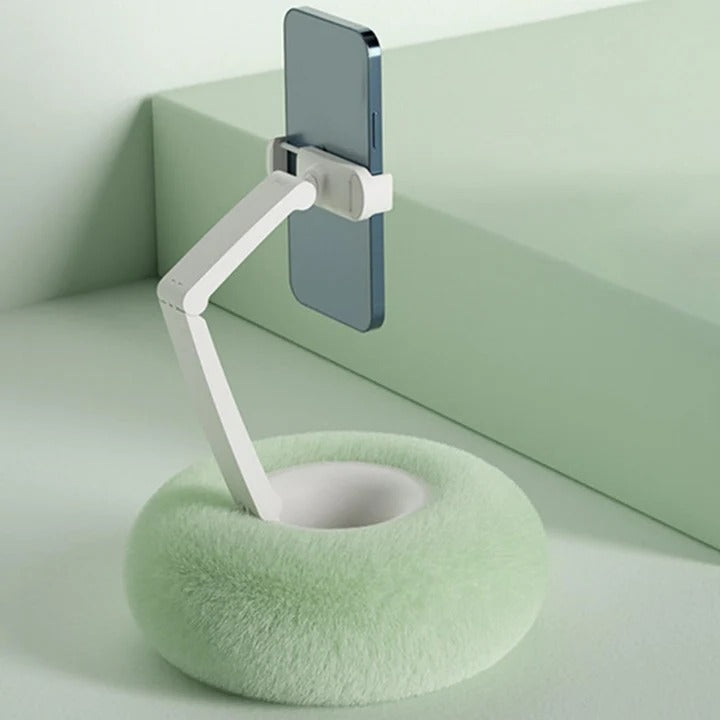 Multifunktionales Kissen mit Snackschale und Telefonhalter