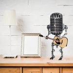 Kreative LED Tischlampe im Retro-Roboterdesign