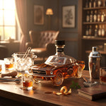 Eleganter Whiskey Dekanter im Mustang-Design für Ihre Hausbar