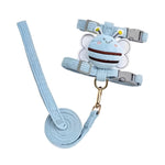 Verstellbares Katzen-Harnes mit sicherem Halsband