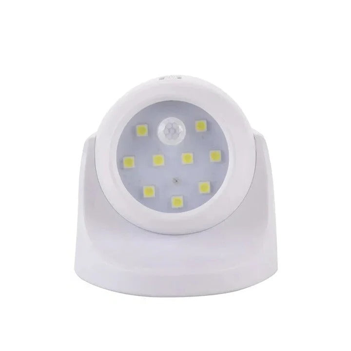 Bewegungsgesteuertes LED-Spotlight mit 360-Grad-Drehkopf