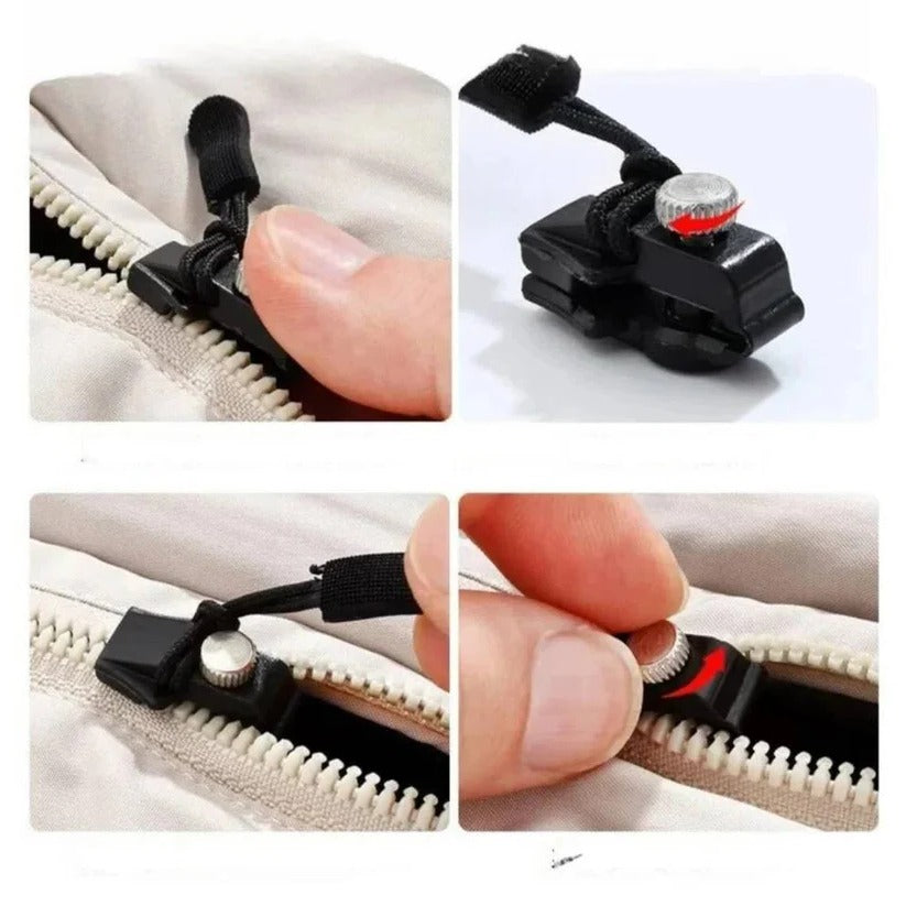 Praktisches 6er Set für Reißverschlussreparaturen – Einfache Clip-Lösungen
