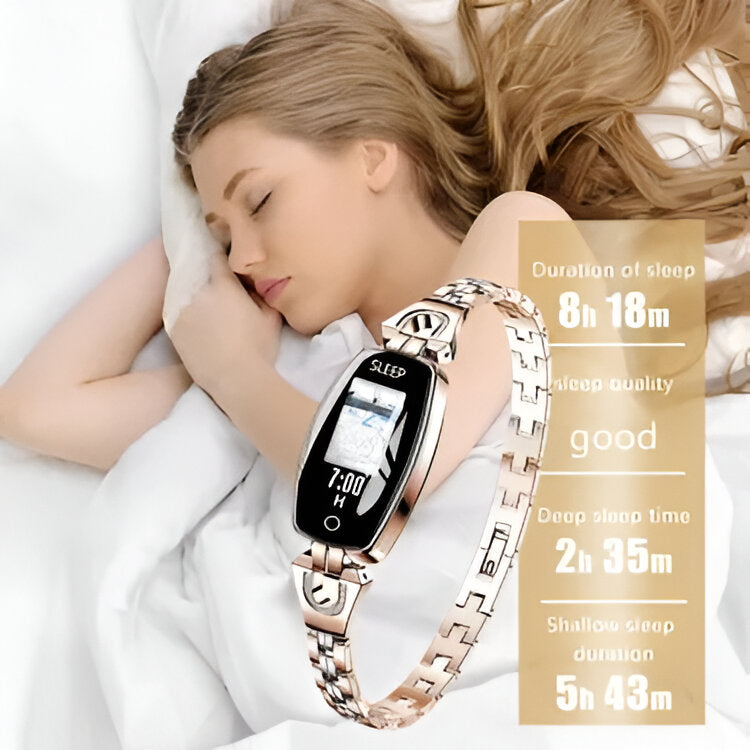 Stylisches Fitnessarmband mit Herzfrequenzüberwachung