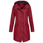 Damen Regenjacke mit leichtem, faltbarem Design