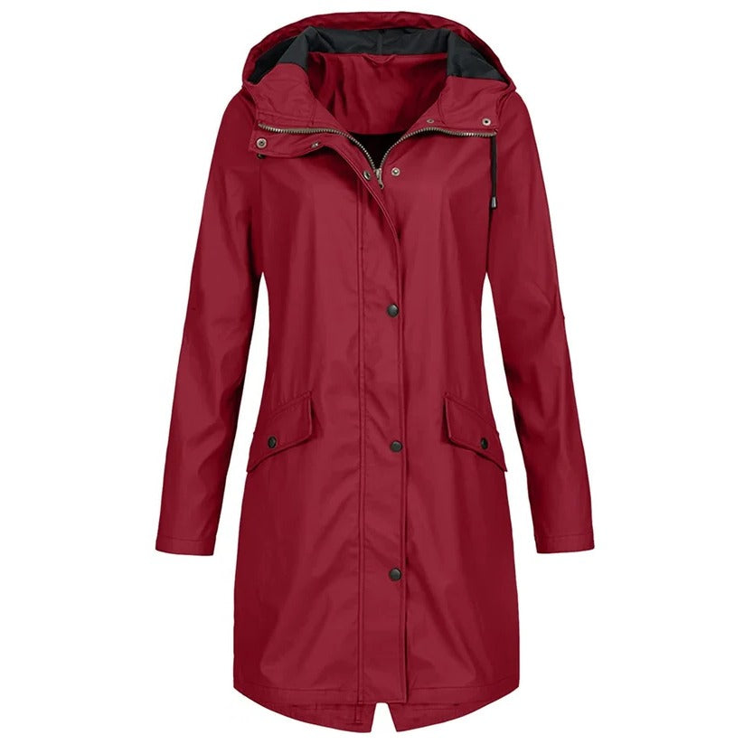 Damen Regenjacke mit leichtem, faltbarem Design