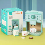 Holzspielzeug-Kaffeemaschine für Kinder – Espresso-Set für Baristas