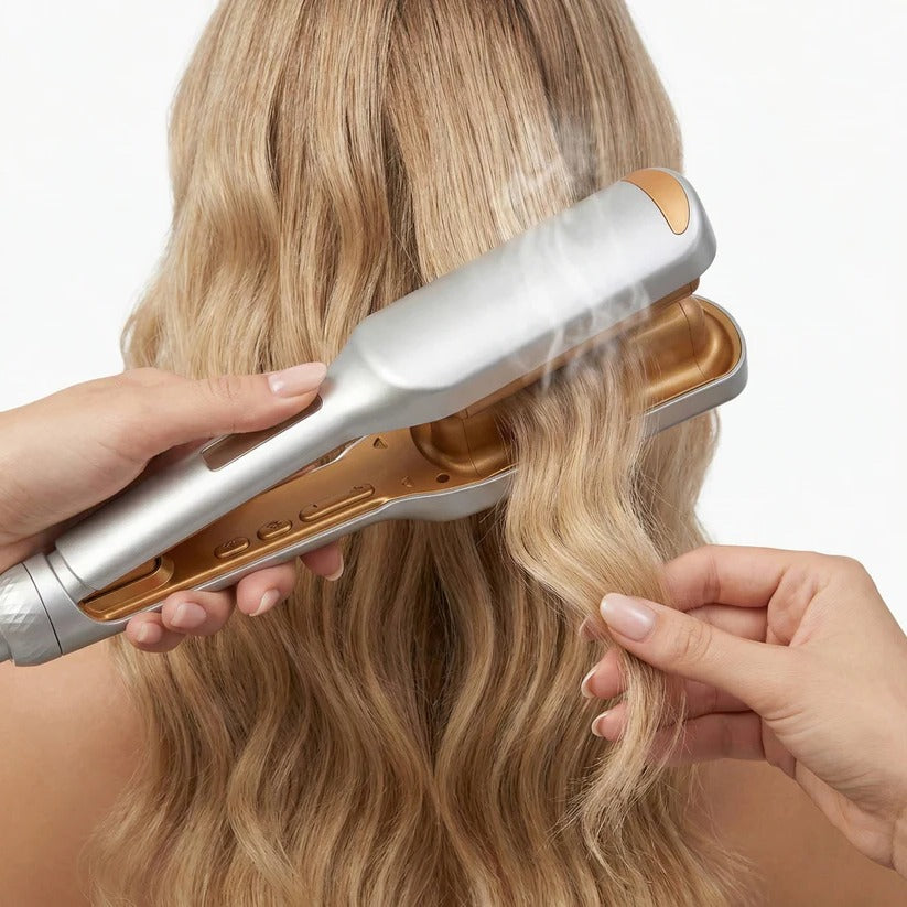 25mm Doppelzylinder-Haarglätter mit 5 Temperaturstufen