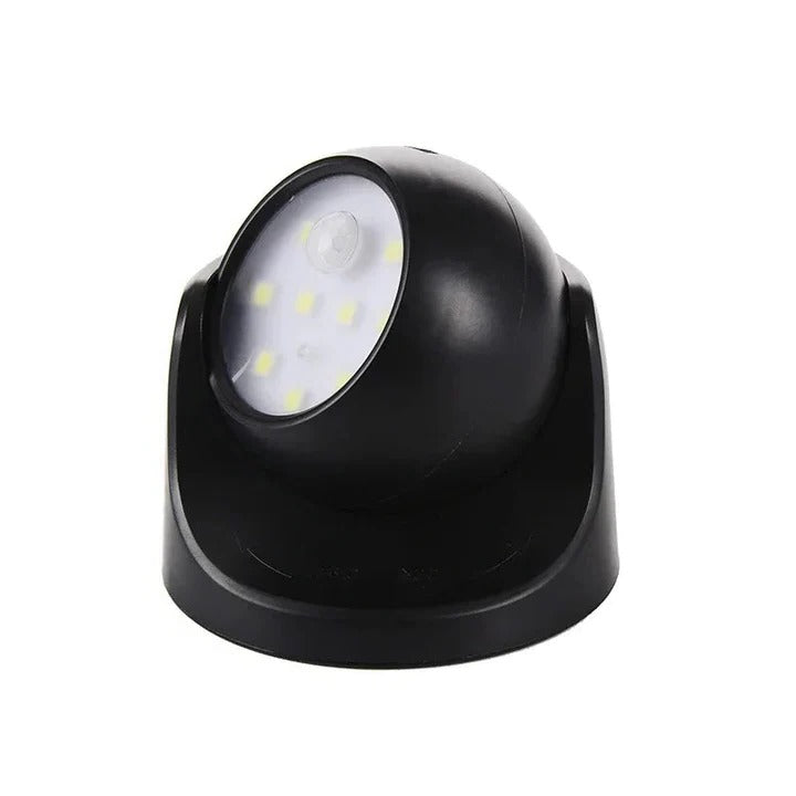 Bewegungsgesteuertes LED-Spotlight mit 360-Grad-Drehkopf