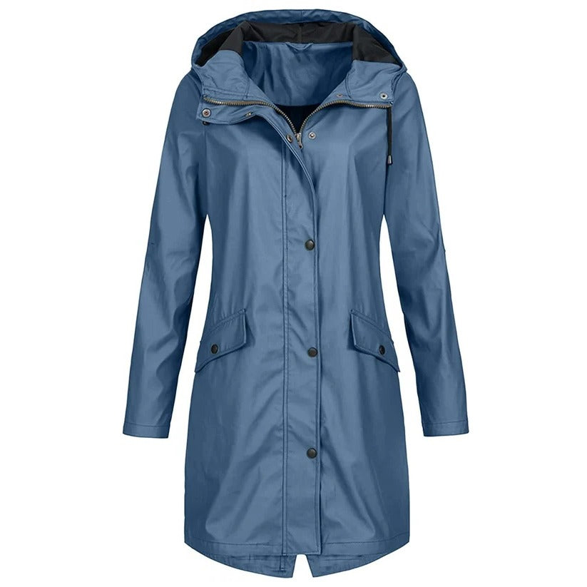 Damen Regenjacke mit leichtem, faltbarem Design