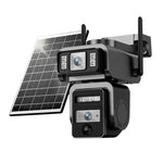 Solarbetriebene Sicherheitskamera mit automatischer Verfolgung und Zwei-Wege-Audio