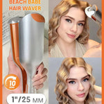 25mm Doppelrohr-Haarglätter mit 5 Temperaturstufen