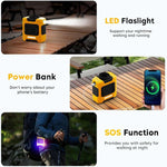 Tragbarer Mini-Lüfter mit LED und Handdesign