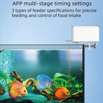 Intelligenter Fischfutterautomat mit Fernsteuerung und Zeitplan