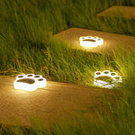 Solarbetriebene Gartenlichter in Pfotenform – PawLight