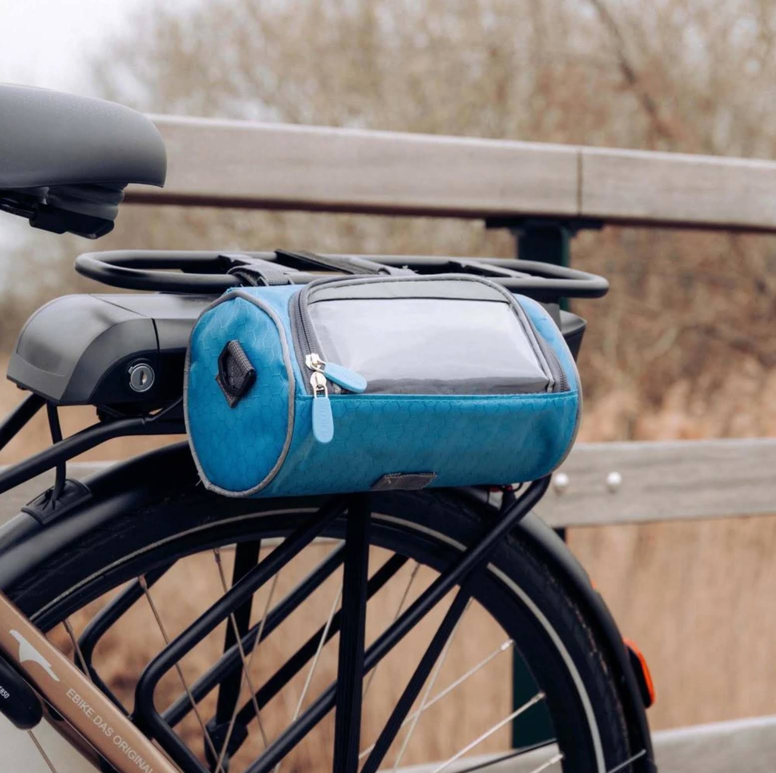 Wasserdichte Fahrradtasche mit Handyfenster – Verstellbare Lenkertasche