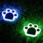 Solarbetriebene Gartenlichter in Pfotenform – PawLight
