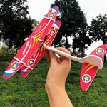 Spielzeugflugzeug - Sausen Sie durch den Himmel