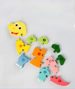 Tierpuzzle für neugierige Kinder - Entdecker-Puzzle