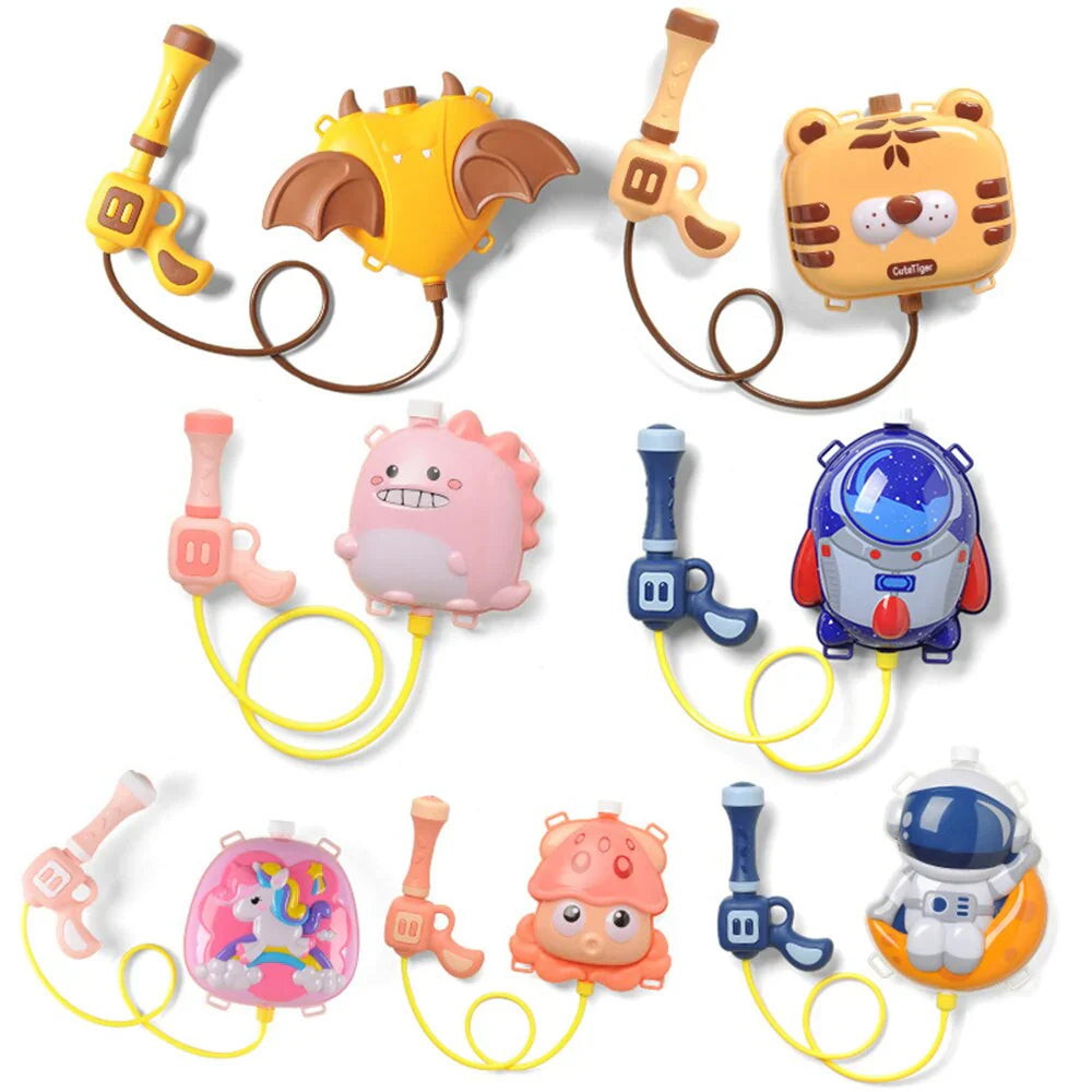 Wasserpistole für Kinder mit Tierdesigns – Spritzspielzeug für den Außenbereich