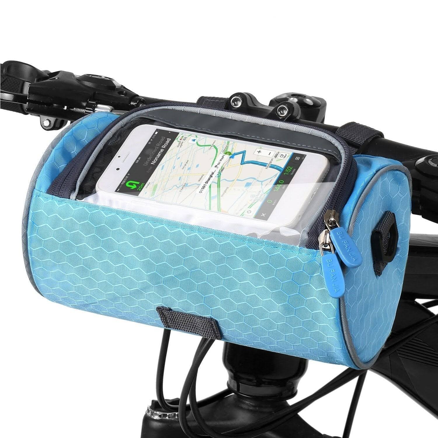 Wasserdichte Fahrradtasche mit Handyfenster – Verstellbare Lenkertasche