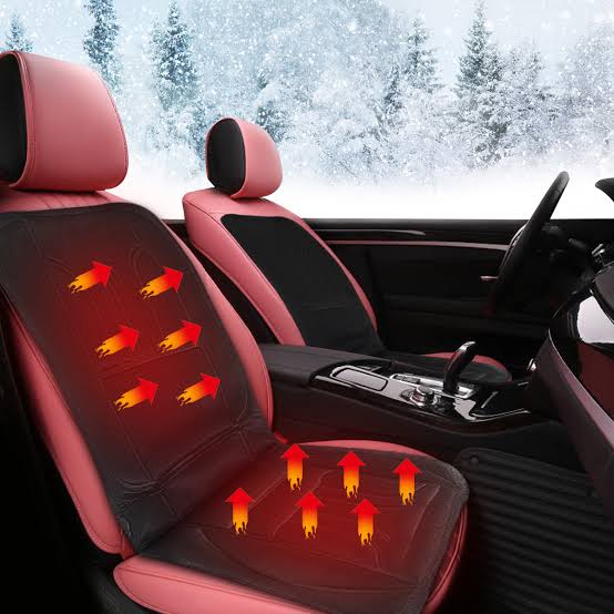 Heizbare Autositzauflage – 12V Memory-Schaum Kissen für Sitz und Rücken