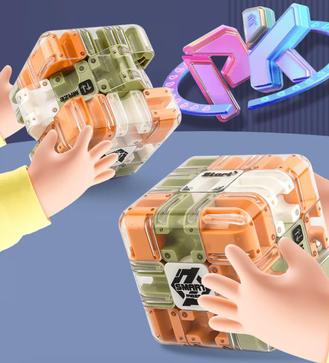3D Labyrinthspiel für Konzentration und Geschicklichkeit