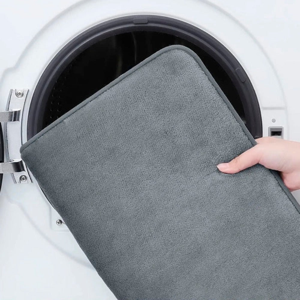 Luxuriöse Memory Foam Badmatte – Weich, Saugfähig & Rutschfest