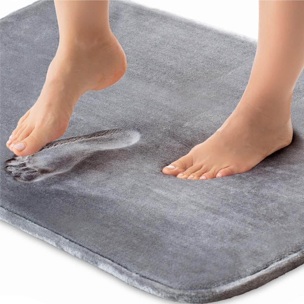 Luxuriöse Memory Foam Badmatte – Weich, Saugfähig & Rutschfest