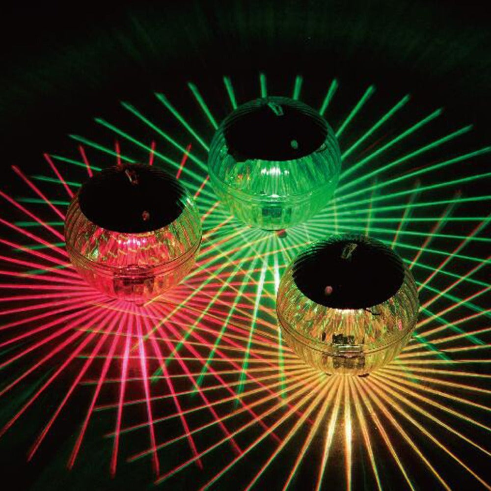 Solarbetriebene Schwimmlichter – Wetterfeste LED-Kugeln mit Farbwechsel