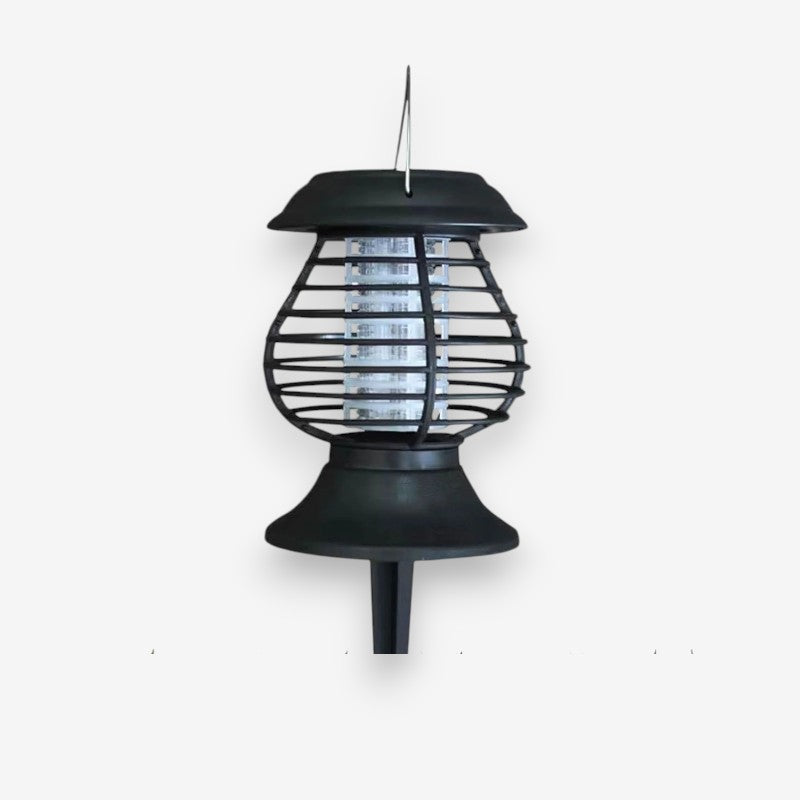Solarbetriebene Insektenlampe mit Erdspieß – UV-Falle für den Außenbereich